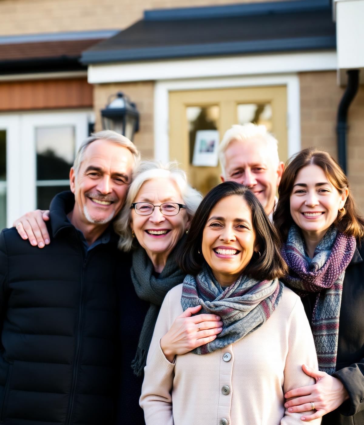 Residents in an Anchor Housing neighbourhood
